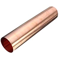 KUNSE Lámina De Metal De Cobre Puro De 0.1x200x500Mm 99.9% para La Industria Aeroespacial Artesanal
